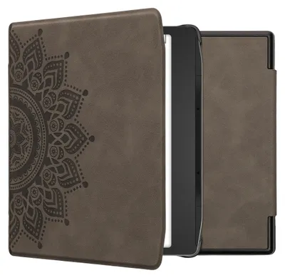 Produktbild von kwmobile Schutzhülle für Pocketbook Era / Era Color / Era Lite Hülle - eReader Case aus Kunstleder mit Auto Sleep Funktion - Aufgehende Sonne mit Grau