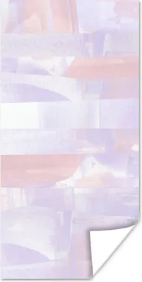 Produktbild von MuchoWow® Poster Pastell - Farbe - Gestaltung 60x120 cm - Wandschmuck
