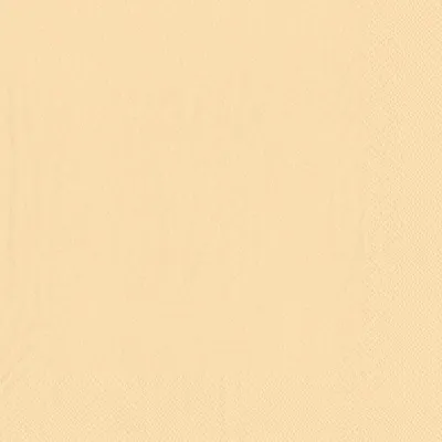 Zdjęcie produktu dla Papstar Serviette creme 40 x 40cm 50 Stück 1er Pack
