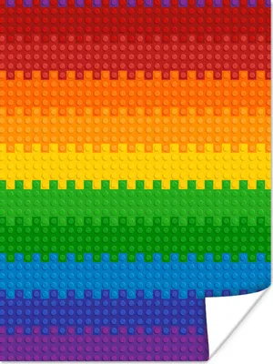 Produktbild von MuchoWow® Poster Patoon - Regenbogen 30x40 cm - Wandplakat - Poster Kinderzimmer
