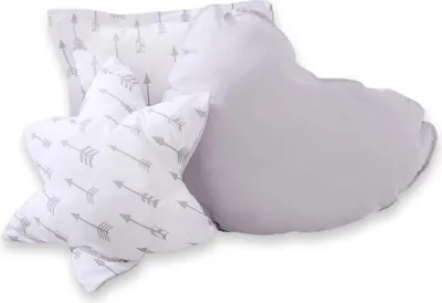 Immagine prodotto di set di 3 cuscini decorativi - Cuscini decorativi - Imbottitura morbida e bicolore, lavabile