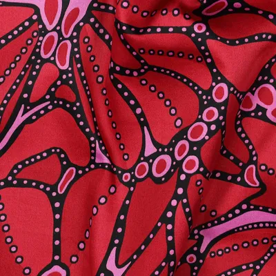 Baumwoll-Satin Abstrakt ab 1m x 148 cm Baumwollstoff Satinstoff Sommerstoff Oeko-Tex Motiv 1