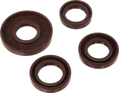 Immagine prodotto di Set: motore di tenuta dell'albero KPL, marrone, labbro antipolvere - Simson S51, S70, S53, S83, KR51/2 Schwalbe, SR50, SR80