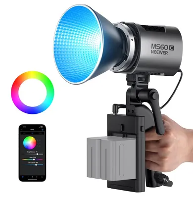 Immagine prodotto di Neewer luce continua MS60C Luce foto-video LED RGB