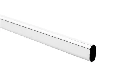 Obrázek produktu pro Walteco Oválná šatní tyč 1200x30x15mm, chrom