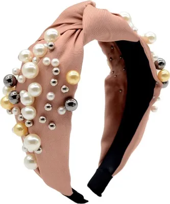 Produktbild von Elegantes hellrosa Stirnband LO-30213 für jeden Anlass KP30213