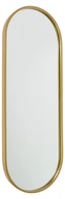 Produktbild von Fragix Boston Spiegel Oval - Gold - Metallrahmen - 80x30