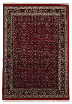 Produktbild von Herati Teppich Rot 200x300 cm | Handgeknüpfter Teppich für Wohn- und Schlafzimmer