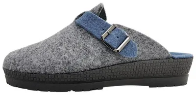 Produktbild von Rohde Damen Pantoffeln Hausschuhe Filz Neustadt-D 2284, Größe:42 EU, Farbe:Grau