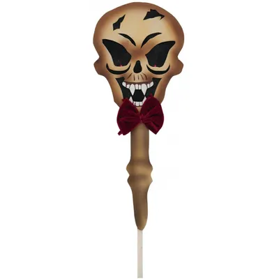 Obrázek produktu pro EUROPALMS Halloweenská podlahová zástrčka lebka