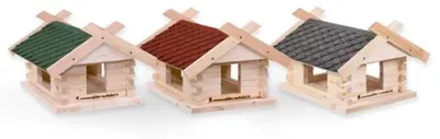 Produktbild von Vogelhaus Bausatz (groß), Schiefer grün