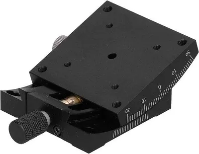 Productafbeelding van Sliding Table voor Goniometer en Dovetail Fine-Tuning, Handmatig Platform 60 x 60 mm, Precisie en Stabiliteit