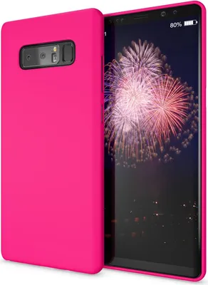 Immagine prodotto di Samsung Galaxy Note 8 Custodia per cellulare di NALIA, Ultra Slim TPU Silicone Neon Case Pink