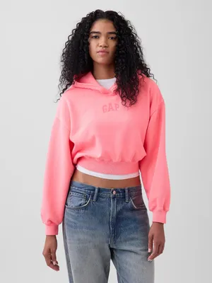 Produktbild von GAP Oversize-Crop-Sweatshirt mit VintageSoft-Logo XXL