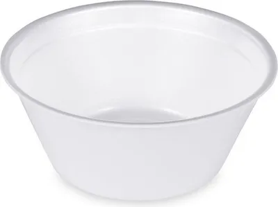 Produktbild von 250x Thermobehälter rund aus EPS weiß 500 ml Ø 14 cm