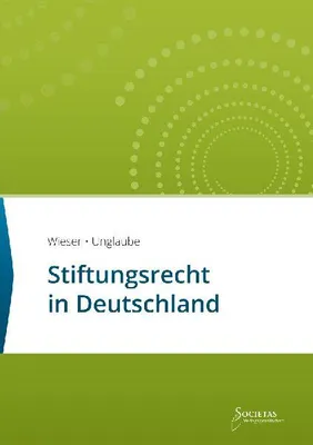 Produktbild von Stiftungsrecht in Deutschland