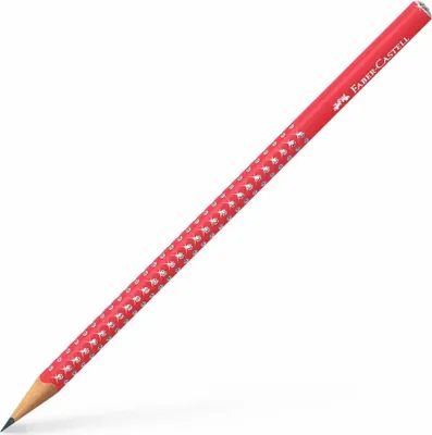 Produktbild von Faber Castell Bleistift Sparkle B candy cane red