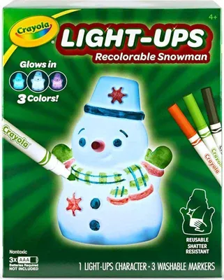 Image de Bonhomme de neige lumineux Crayola - jouet créatif pour enfants