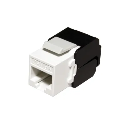 Immagine prodotto di ROLINE Connettore Keystone cat. 6a, non schermato, bianco, 180°, montaggio senza attrezzi (26.11.0337)
