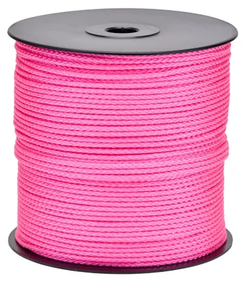 Imagen del producto de Cuerda trenzada de polipropileno (PP), color rosa, diámetro 2,5 mm, longitud 200 metros