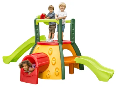 Obrázek produktu pro Little Tikes Double Decker Super Slide Climber, 3 rok/roky, Zelená, Oranžová, Červená