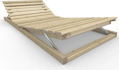 Produktbild von Ergonomischer Holzrahmen Kopf- und Fußteil verstellbar ''Ergo-Eva'' 80 220 Fichte