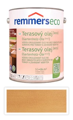 Zdjęcie produktu dla Remmers - olej do tarasów ECO 5 l, modrzew intensywny