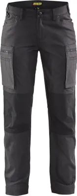 Produktbild von Blakläder Damen Service Bundhose mit Stretch 7159 1146 in dunkelgrau/schwarz, Größe:38