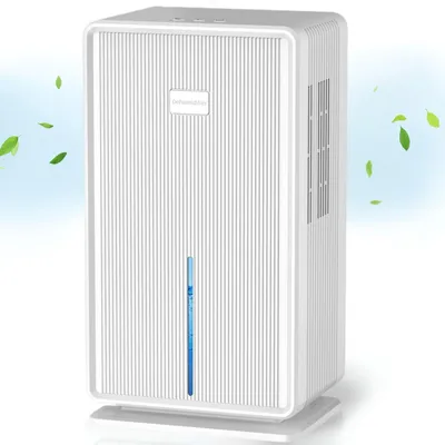Produktbild von FIMEI Luftentfeuchter Elektrisch – 3L Wassertank, 7-farbiges LED-Nachtlicht & Ultraleiser Schlafmodus für Zuhause