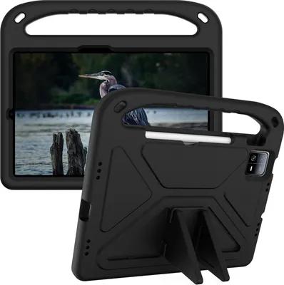 Immagine prodotto di Custodia protettiva per Xiaomi Pad 6 / Pad 6 Pro, leggera custodia per bambini in EVA con maniglia e supporto Nero