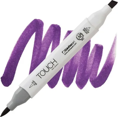 Image de Marqueur à alcool double face TOUCH Pinceau & Ciseau, P281 Violet