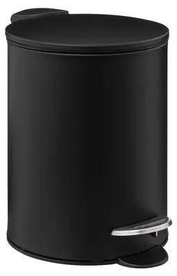Produktbild von 5five Simply Smart Abfalleimer Colorama Soft Close, Metall, Kunststoff, Schwarz, 3 L, 174528J