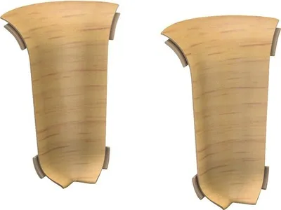 Produktbild von Prinz Innenecken für Kabelkanal-Sockelleiste buche 60 mm (2 Stück)