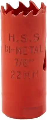 Obrázek produktu pro Vykružovák bimetalový 22 mm SCHMITH - Bimetalová korunka na dřevo a kov - Profi