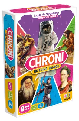 Produktbild von Blackrock Games CHRONI – Geschichte Junior – Kartenspiel – Gesellschaftsspiel ab