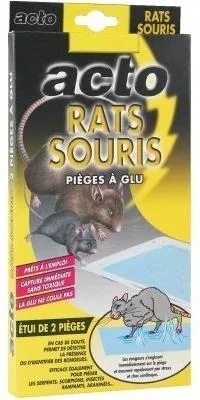 Image de Pieges à Glue Rats Et Souris  2 Pièges