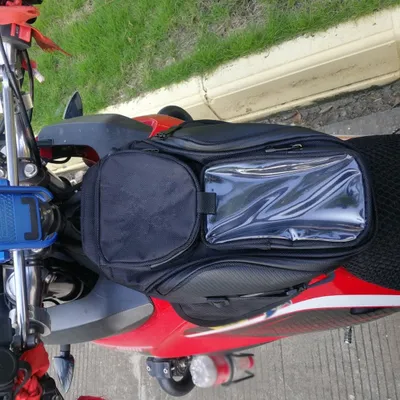 Obrázek produktu pro Magnetická taška na motocyklové nádrže Vodotěsná 6,5palcová kapsa na dotykový telefon Univerzální příslušenství pro motocykly