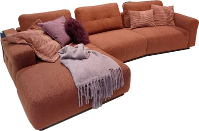 Produktbild von Sofa Nell 147x346 cm schräger 2-Sitzer Loop Rusty