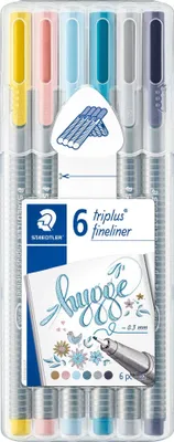 Produktbild von Staedtler 334 SB6CS1, Blau, Grün, Grau, Orange