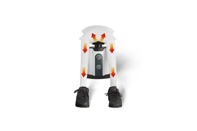 Produktbild von TECHNOSMART Schuhe Bügelpuppe  für Trocken- und Bügelmaschine 850 W, Aufsatz Schuhe Dampfpuppe für Hemdenbügler