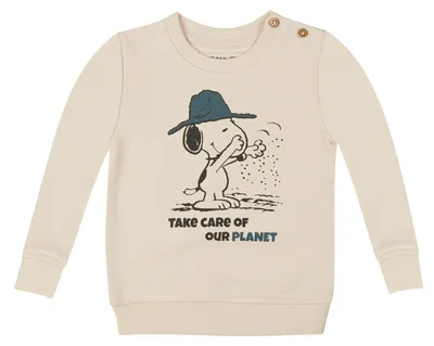 Produktbild von Peanuts Snoopy Jungen Mädchen Sweatshirt Cradle to Cradle, Größe:98-104