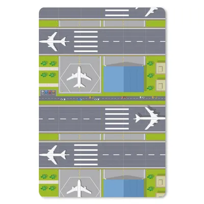 Produktbild von MuchoWow® Mauspad Mousepad Design - Flughafen - Flugzeug 40x60 cm - Mousepads - Maus Mat - Pad - Mausunterlage - Schreibtisch Accesoire