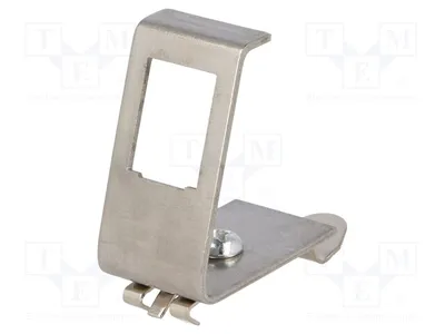 Productafbeelding van 1x Bescherming voor RJ45-connectoren, montage op DIN-rail, trapeziumvorm. Aantal poorten: 1. MP0051 RJ-connector
