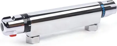 Zdjęcie produktu dla Bateria prysznicowa termostatyczna Bateria prysznicowa Bateria prysznicowa srebrna Bateria prysznicowa Bateria łazienkowa