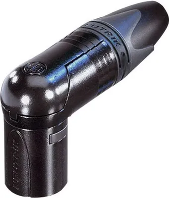 Obrázok produktu pre Neutrik NC3MRX-B, XLR, Čierna, Nikel/zlato, IP40, 2,5 mm², 1500 V