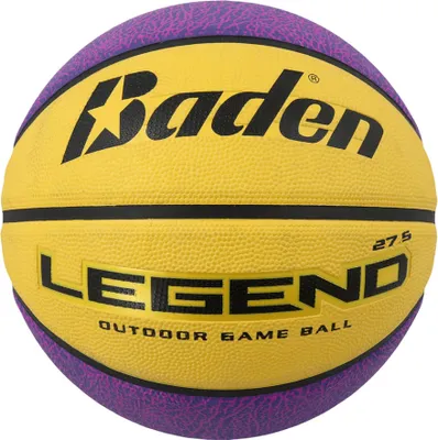 Image de Baden Legend (Size 5) Basketball Enfants - Jaune / Mauve  | Taille: 5