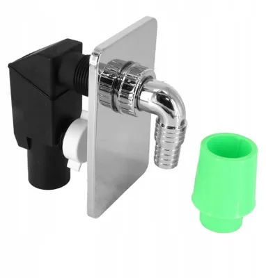 Produktbild von Unterputz Siphon chrom Geräte Sifon Abwasser Anschluss Abfluss
