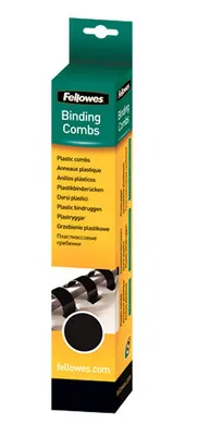 Obrázok produktu pre Fellowes Plastikbinderücken 14mm schwarz   25PK