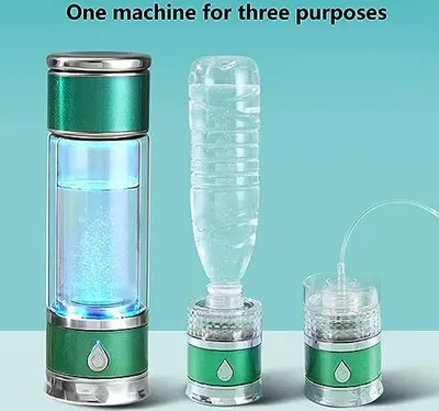 Produktbild von 3-in-1 tragbarer Wasserstoff reichhaltiger Wassergenerator Flaschen Molekular Ioniser-Maschine Spe Membran 3 Minuten Konzentration 1600 ppb Tee Trennu