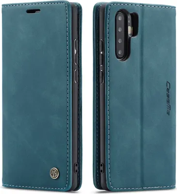 Image de Huawei P30 Pro Case, RetroPolyuréthaneLeather Case, Card Pockets, Magnetic Closure, Case with Stand Function for Huawei P30 Pro blue